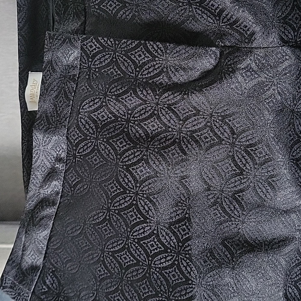 Laundry‎ By Shelli Segal Print Black Ankle Dress Pants Womens Size 14